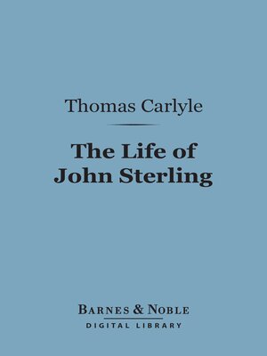 cover image of The Life of John Sterling (Barnes & Noble Digital Library)
